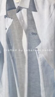 Just what summer calls for.
Our first linen shirt.
Designed and made in Beirut.