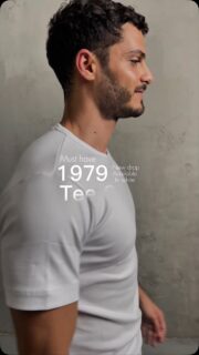 New! Our bestseller 1979 slim fit tee now in white 🤍