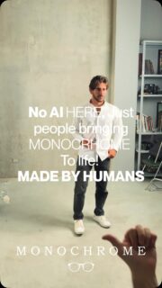 Made by Lebanese hands. Worn by real people. Captured through real photoshoots.
No AI here. Just people bringing
MONOCHROME to life. 🤍