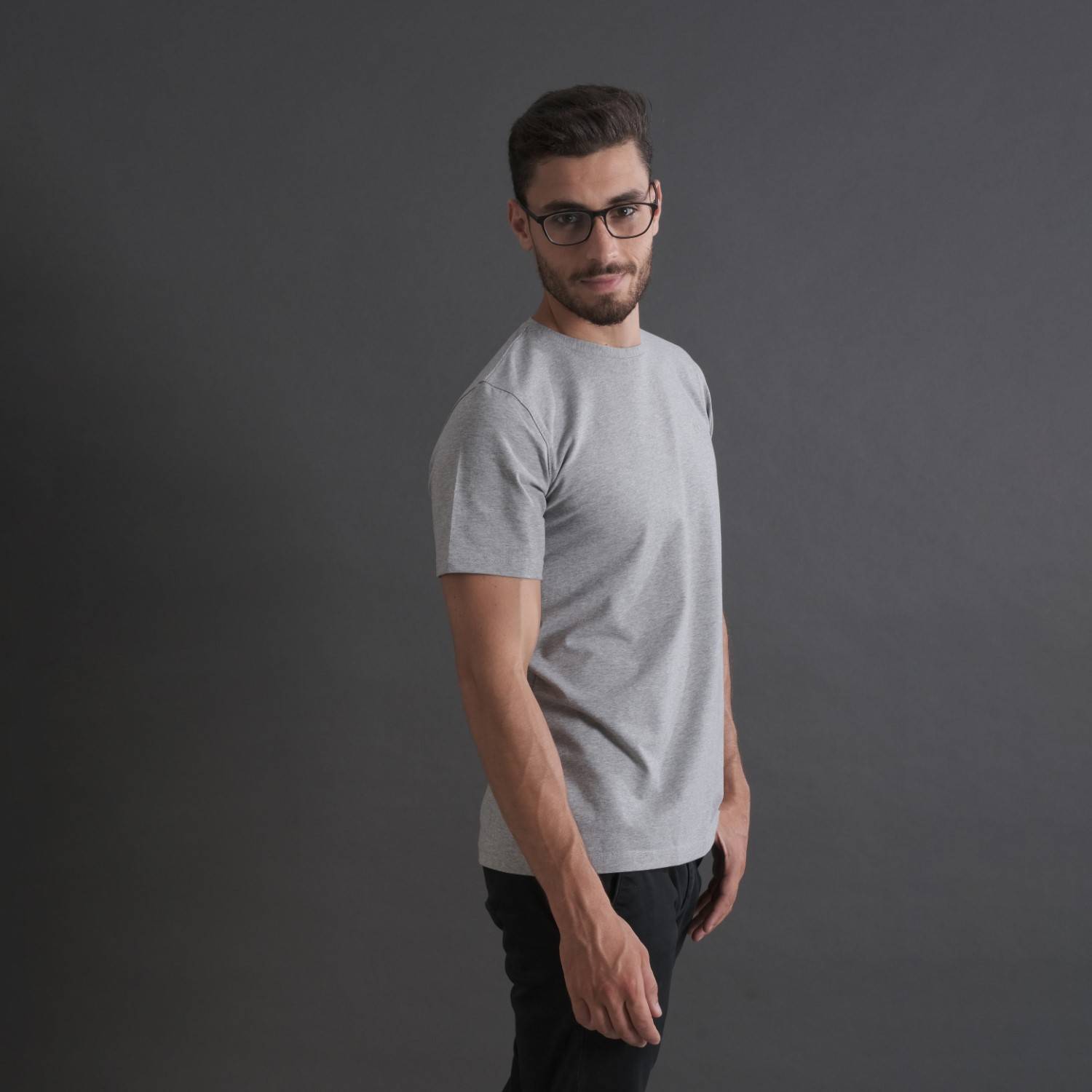 Grey T Shirt - monochromeshop