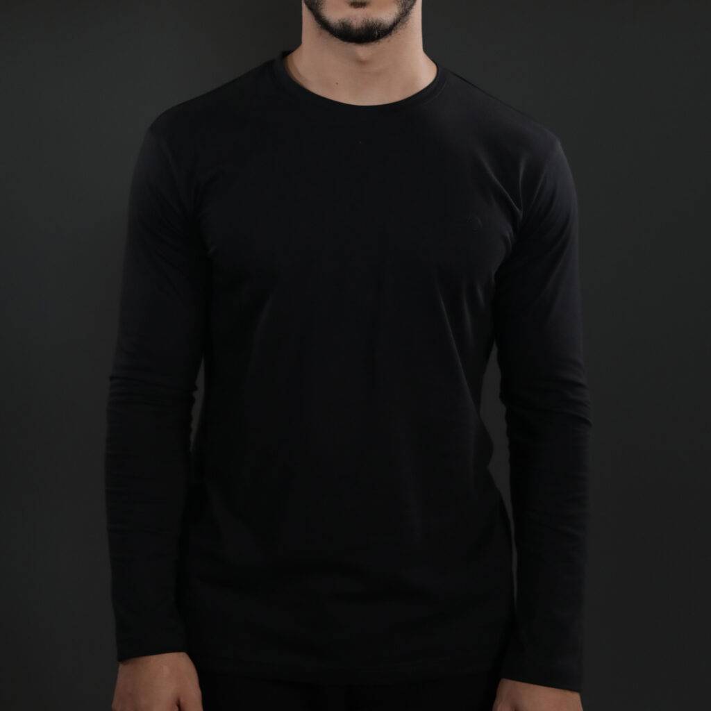 Smooth Long Sleeve Tee Black