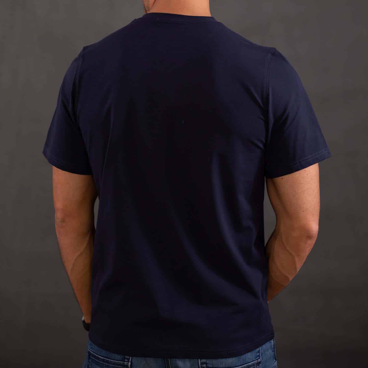 Blue V Neck T-Shirt