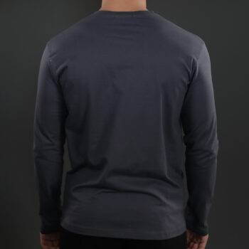 Long Sleeve Mid Grey T Shirt