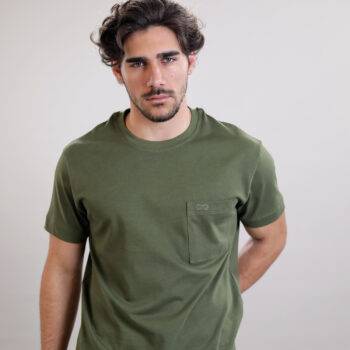 Pocket Green Tee - oversized
