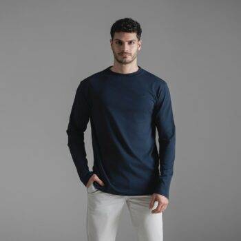 The Timeless Long Sleeve Tee  / Navy