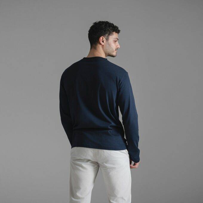 The Timeless Long Sleeve Tee  / Navy