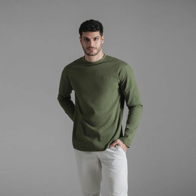 The Timeless Long Sleeve Tee  / Kaki