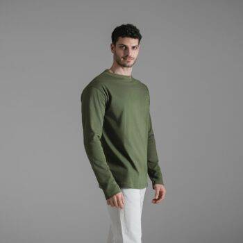 The Timeless Long Sleeve Tee  / Kaki