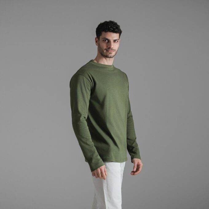 The Timeless Long Sleeve Tee  / Kaki