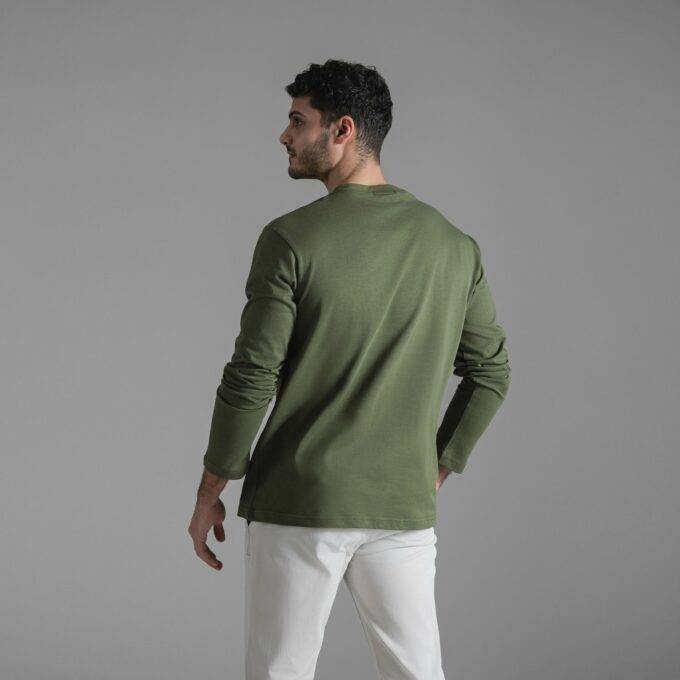The Timeless Long Sleeve Tee  / Kaki