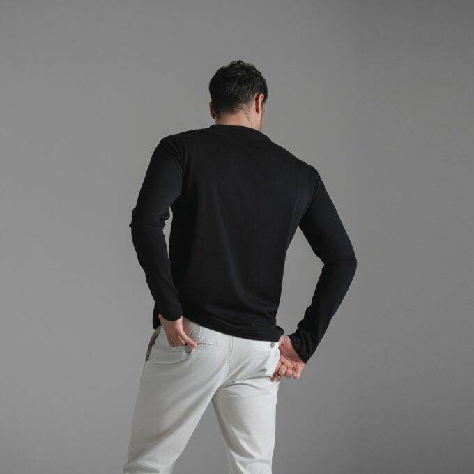 The Timeless Long Sleeve Tee  - Black
