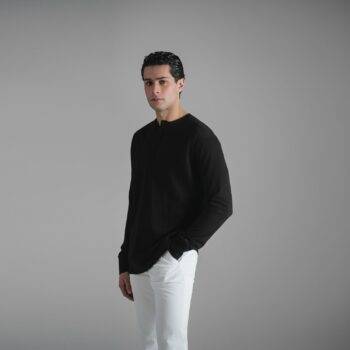 Henley T-shirt / Black
