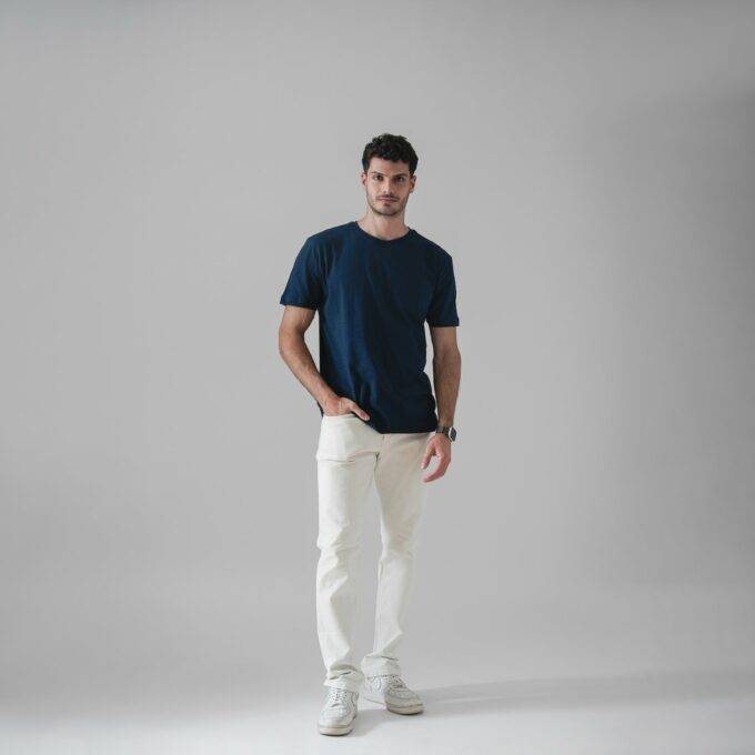 Minimalist Tee / Crewneck / Navy
