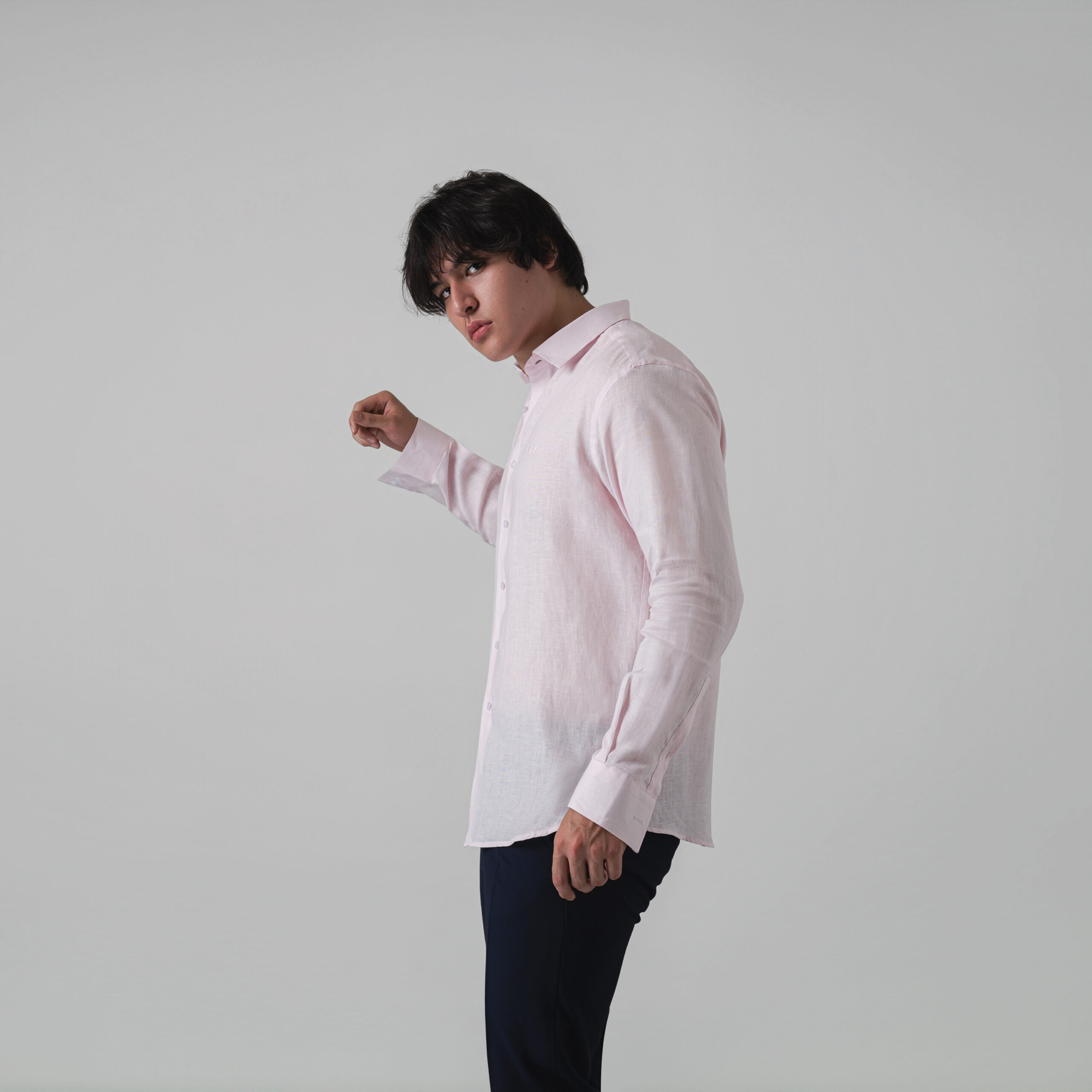 Essential Linen Shirts / Pink