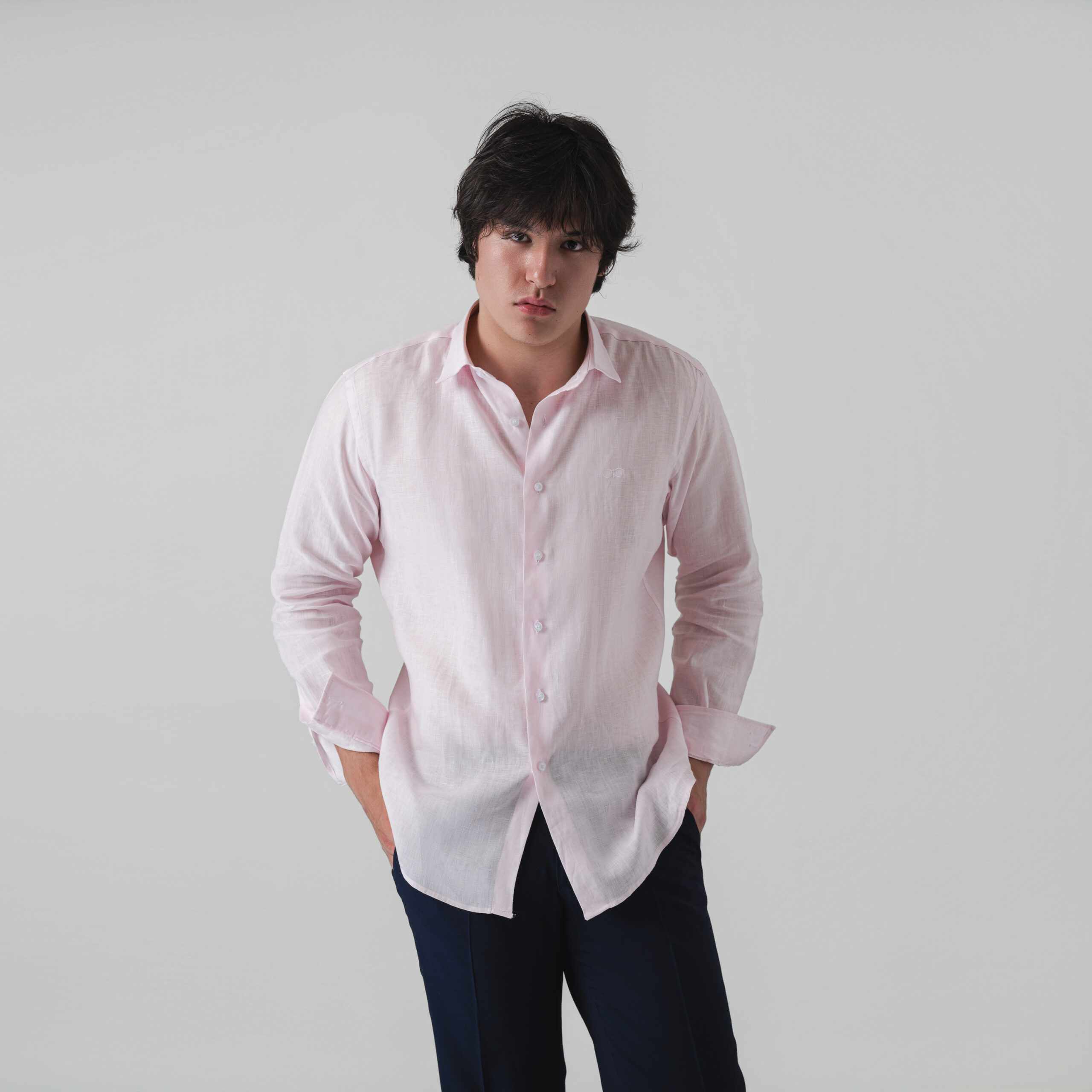 Essential Linen Shirts / Pink