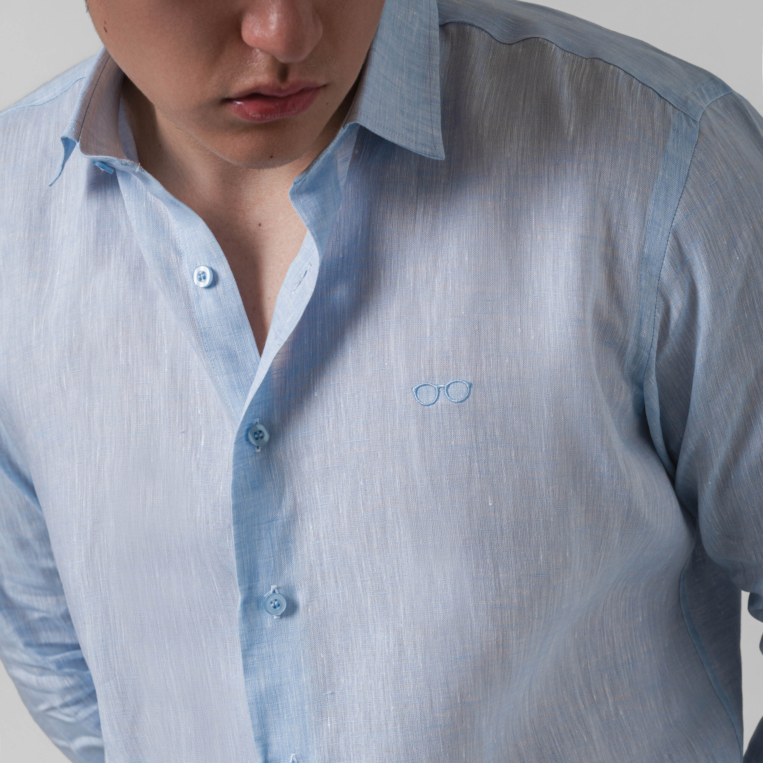 Essential Linen Shirts / Blue